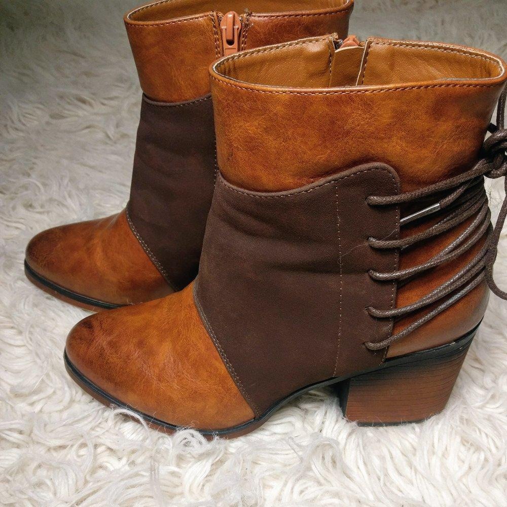 Two Tone Booties